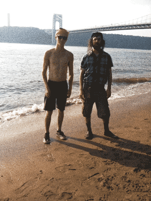 Zach Surp and Garth NYC Beach